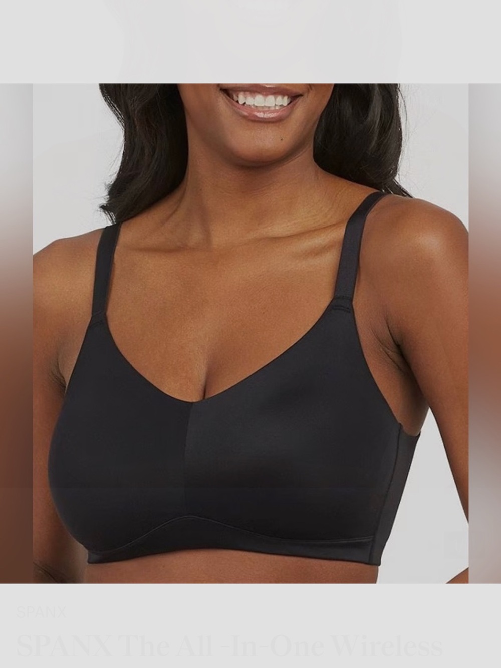 NWT Spanx "Trifecta" All-in-One Wireless Bra
3006OR Black Large 36-38 D-DD